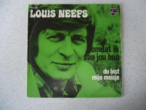 Part 120 - Singeltje van "Louis Neefs" Omdat ik Van Je Hou, Cd's en Dvd's, Vinyl Singles, Gebruikt, Single, Nederlandstalig, 7 inch