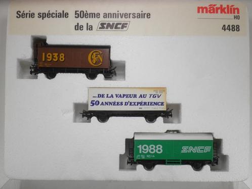 Marklin 4488 wagonset SNCF, Hobby en Vrije tijd, Modeltreinen | H0, Gebruikt, Wagon, Wisselstroom, Märklin, Ophalen of Verzenden