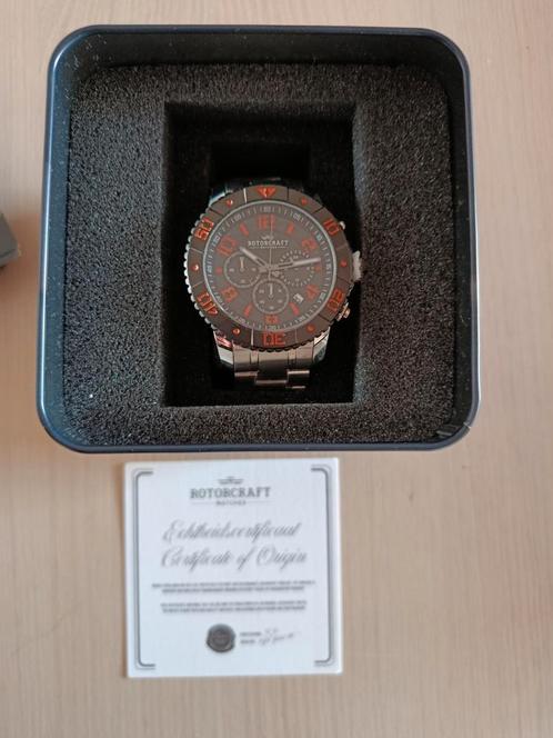 Rotorcraft Herenhorloge, Handtassen en Accessoires, Horloges | Heren, Zo goed als nieuw, Staal, Staal, Ophalen of Verzenden