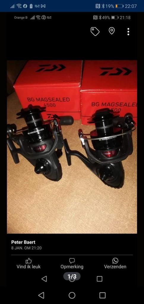 2 nouveaux broyeurs Magsealed Daiwa BG 4500 Demain, loin de, Sports nautiques & Bateaux, Pêche à la ligne | Pêche en mer, Comme neuf