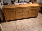 buffet en placage de chêne clair 2m05 /  85  /  50, 200 cm ou plus, Avec tablette(s), Eiken fineer, Comme neuf