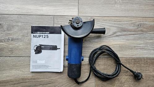 Haakse slijper NUPOWER met diverse NIEUWE slijpschijven, Doe-het-zelf en Bouw, Gereedschap | Slijpmachines, Zo goed als nieuw