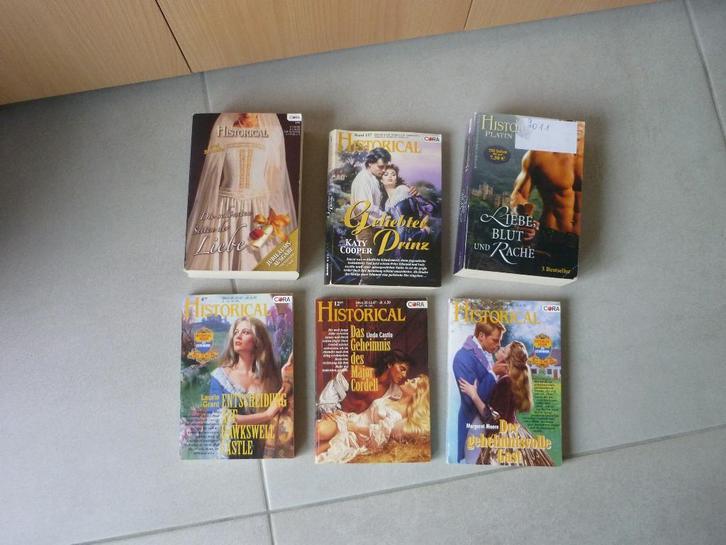 Lot van 6 Duitse boeken romans van Cora Historical, Livres, Romans, Belgique, Enlèvement ou Envoi