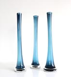 3 Finse vazen - Vintage glaswerk Finland, Enlèvement ou Envoi, Comme neuf, Verre