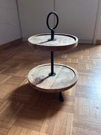 Houten schotels, Huis en Inrichting, Woonaccessoires | Etagères, Ophalen, Zo goed als nieuw