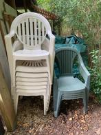 Tuinstoelen (PVC), Tuin en Terras, Ophalen, Gebruikt, Kunststof, Stapelbaar