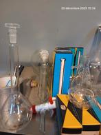 Gros lot de verrerie de laboratoire chimie neuf, Enlèvement