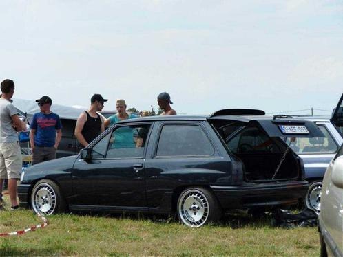 opel corsa a 1200 gsi look,overname/ruil, Auto's, Opel, Particulier, Corsa, Benzine, 3 deurs, Handgeschakeld, Zwart, Zwart, Stof