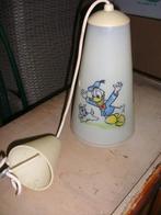 Retro Donals Duck lamp, Ophalen, Gebruikt, Vintage, Glas