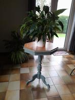 Guéridon relooké, Maison & Meubles, Enlèvement, Comme neuf, Bois