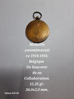 Belgique Médaille commémorative 1914-1918, Postzegels en Munten, Penningen en Medailles, Ophalen of Verzenden