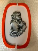 Maria en Jezus in tin, vintage, Antiek en Kunst, Ophalen