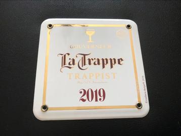 Panneau d'affichage en émail La Trappe Gouverneur, Enlèvement ou Envoi, Utilisé, Panneau publicitaire