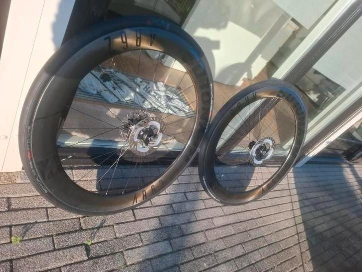 Reynolds AR58/62 carbon racefiets wielset, Fietsen en Brommers, Fietsonderdelen, Gebruikt, Racefiets, Wiel, Ophalen