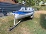 Plezierbootje op trailer, Watersport en Boten, Ophalen, Zo goed als nieuw