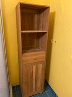 Schitterende teakhouten kolomkast, Ophalen, Met plank(en), Minder dan 50 cm, Teakhout