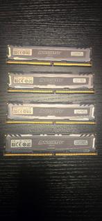 Ram DDR4 Crucial Ballistix 32G (4X8) 3200Mhz, Computers en Software, RAM geheugen, Ophalen of Verzenden, Gebruikt, DDR4, 32 GB