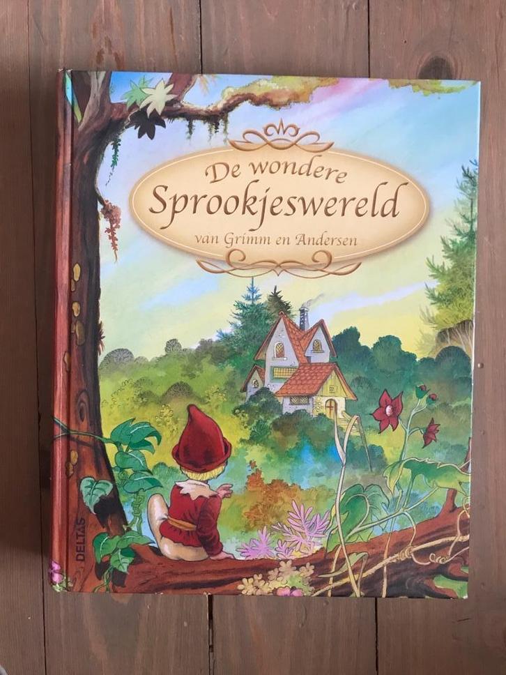 Dik boek: De wondere sprookjeswereld van Grimm en Andersen, Boeken, Sprookjes en Fabels, Zo goed als nieuw, Ophalen of Verzenden