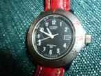 Citizen quartz polshorloge, Leer, Staal, Ophalen of Verzenden, Zo goed als nieuw