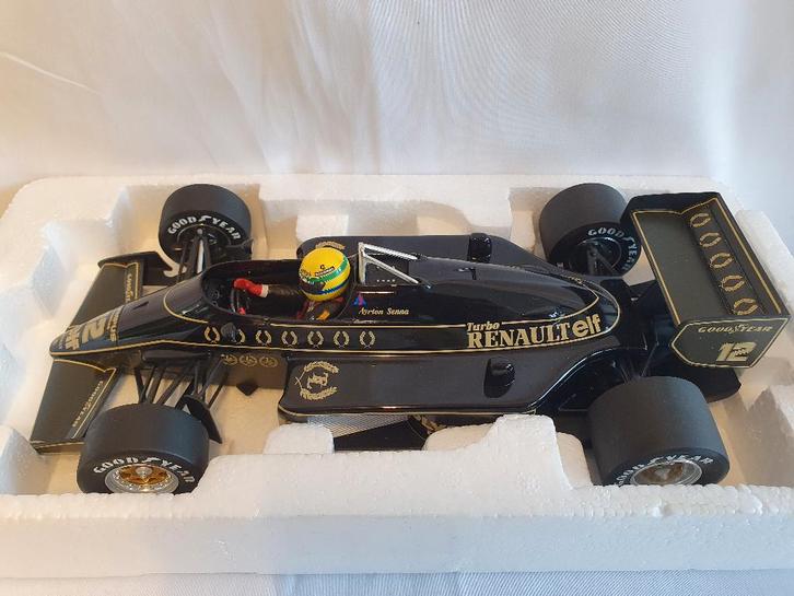Ayrton Senna Lotus 97T Renault LANG 1985 Minichamps 1:18, Hobby & Loisirs créatifs, Voitures miniatures | 1:18, Comme neuf, Voiture