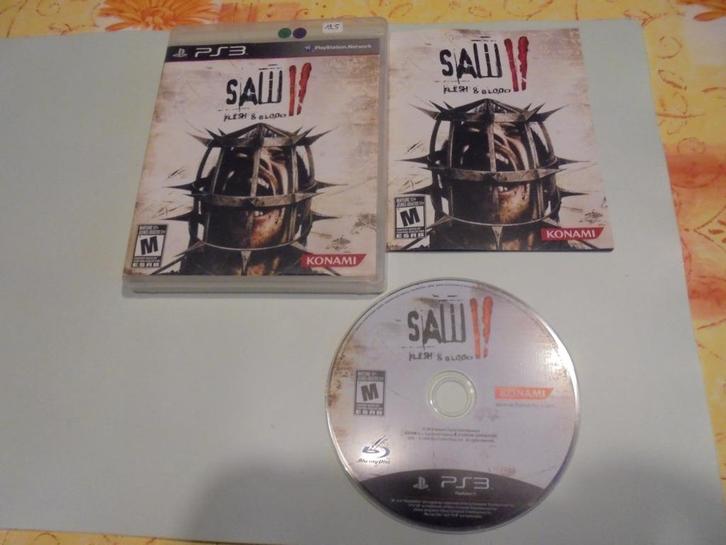 Playstation 3 Saw II Fles & Blood (CIB) USA versie, Games en Spelcomputers, Games | Sony PlayStation 3, Gebruikt, 1 speler, Verzenden