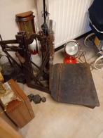 Oude bascule in mooie staat met gewichten, Verzamelen, Overige Verzamelen, Ophalen