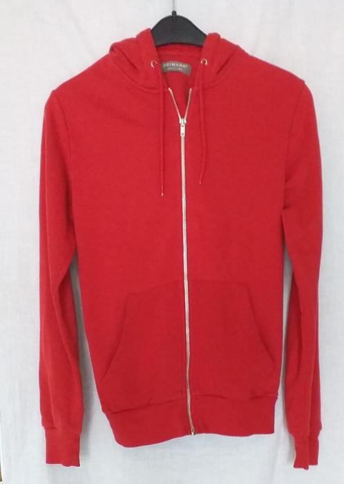 Sweat rouge zippé XS, Vêtements | Hommes, Pulls & Vestes, Comme neuf, Rouge, Enlèvement ou Envoi