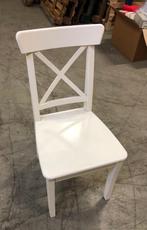 Witte houten stoel, Enlèvement, Comme neuf, Bois
