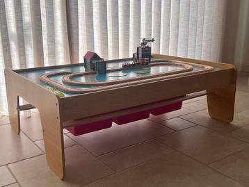 Houten speeltafel met 3 opbergbakken - merk: KidKraft, Enlèvement, Utilisé