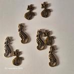 Set hangbedeltjes voor katten en katten, brons x 10, Verzenden, Nieuw, Overige materialen, Overige merken
