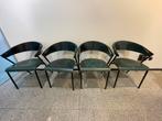4 designerige stoelen, Ophalen, Zo goed als nieuw, Hout