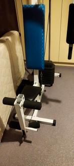 Fitness toestel met gewichten (BANK), Enlèvement, Comme neuf