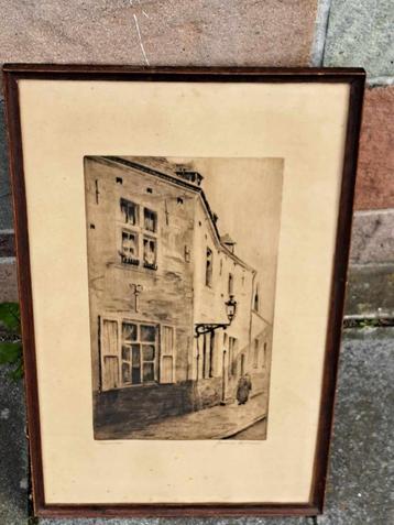 gravure provence signe yvonne gerard beschikbaar voor biedingen