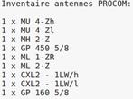 Nieuwe professionele antennes VHF-UHF PROCOM DENEMARKEN, Telecommunicatie, Zenders en Ontvangers, Ophalen, Nieuw, Zender en Ontvanger