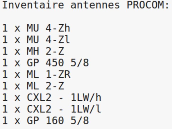 Nieuwe professionele antennes VHF-UHF PROCOM DENEMARKEN, Telecommunicatie, Zenders en Ontvangers, Nieuw, Zender en Ontvanger, Ophalen