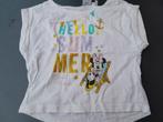 Kort wit T-shirt Minnie Mouse maat 110, Enfants & Bébés, Vêtements enfant | Taille 104, Fille, Chemise ou À manches longues, Orchestra