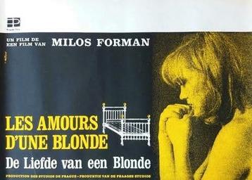MILOS FORMAN Les amours d'une blonde 1965 affiche originale
