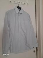 Wit herenshirt met mooie hartjes en reuge, Ophalen of Verzenden, Zo goed als nieuw, Wit