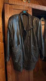 Lederen vest Jessica, Ophalen, Gedragen, Maat 52/54 (L), Zwart