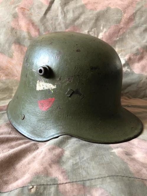 WW1 M17 Stahlhelm Bulgarije, Verzamelen, Militaria | Algemeen, Ophalen of Verzenden