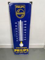 Emaille thermometer reclamebord Philips, Reclamebord, Gebruikt, Ophalen
