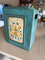 Brocante opbergkisten, Huis en Inrichting, Woonaccessoires | Kisten, Ophalen, Zo goed als nieuw