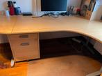 Mooi afgewerkte bureau in hout, Ophalen of Verzenden, Zo goed als nieuw, Bureau