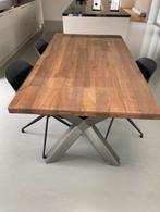 Massieve houten tafel, Huis en Inrichting, Ophalen, Gebruikt, Eikenhout, 50 tot 100 cm