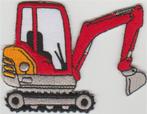 Graafmachine stoffen opstrijk patch embleem #1, Verzenden, Nieuw