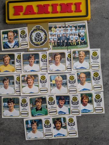 PANINI FOOTBALL 81 sk LOKEREN 18 STICKERS 1981 beschikbaar voor biedingen