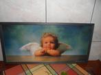 mooi kader met cherubin ( engeltje) 73cm X 36cm prijs:€10, Ophalen