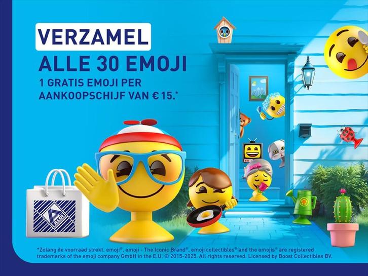 Emoji Aldi 2025, Verzamelen, Supermarktacties, Aldi, Ophalen of Verzenden