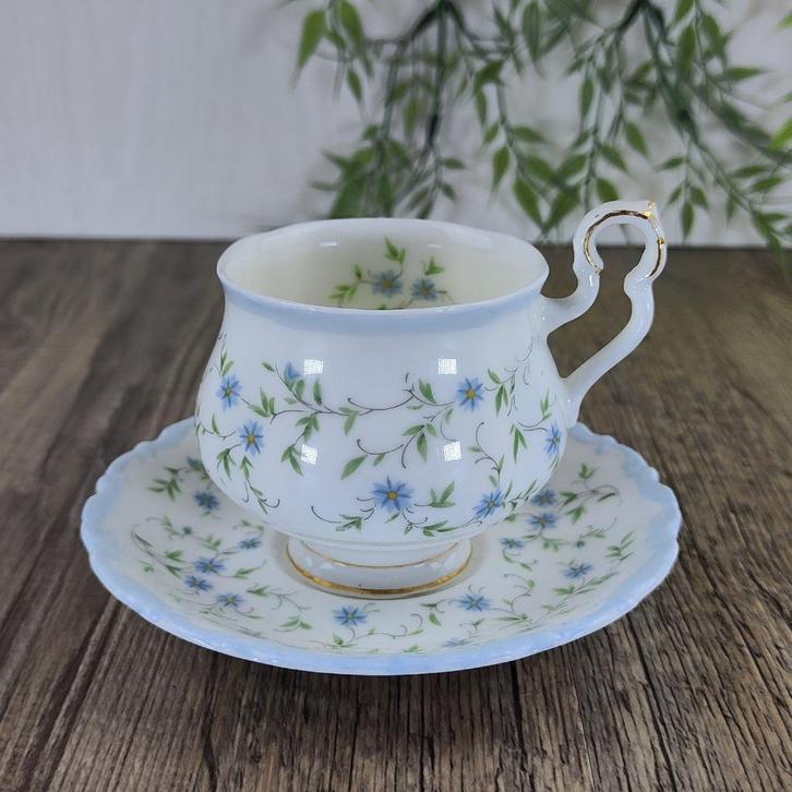 Royal Albert Caroline Dames Kop en Schotel, Antiek en Kunst, Antiek | Servies los, Ophalen of Verzenden