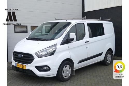 Ford Transit Custom 2.0 TDCI Dubbele Cabine - EURO 6 - Airco, Auto's, Bestelwagens en Lichte vracht, Particulier, ABS, Airconditioning